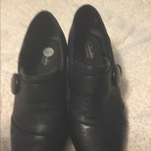 Clark’s black dress shoe  size91/2 gently used